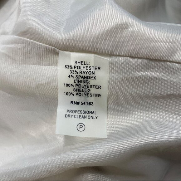 Calvin Klein Women’s Grey Blazer Jacket Sz 14W - Picture 6 of 7